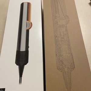 Dyson Styling Tool in Black, Silver, and Orange